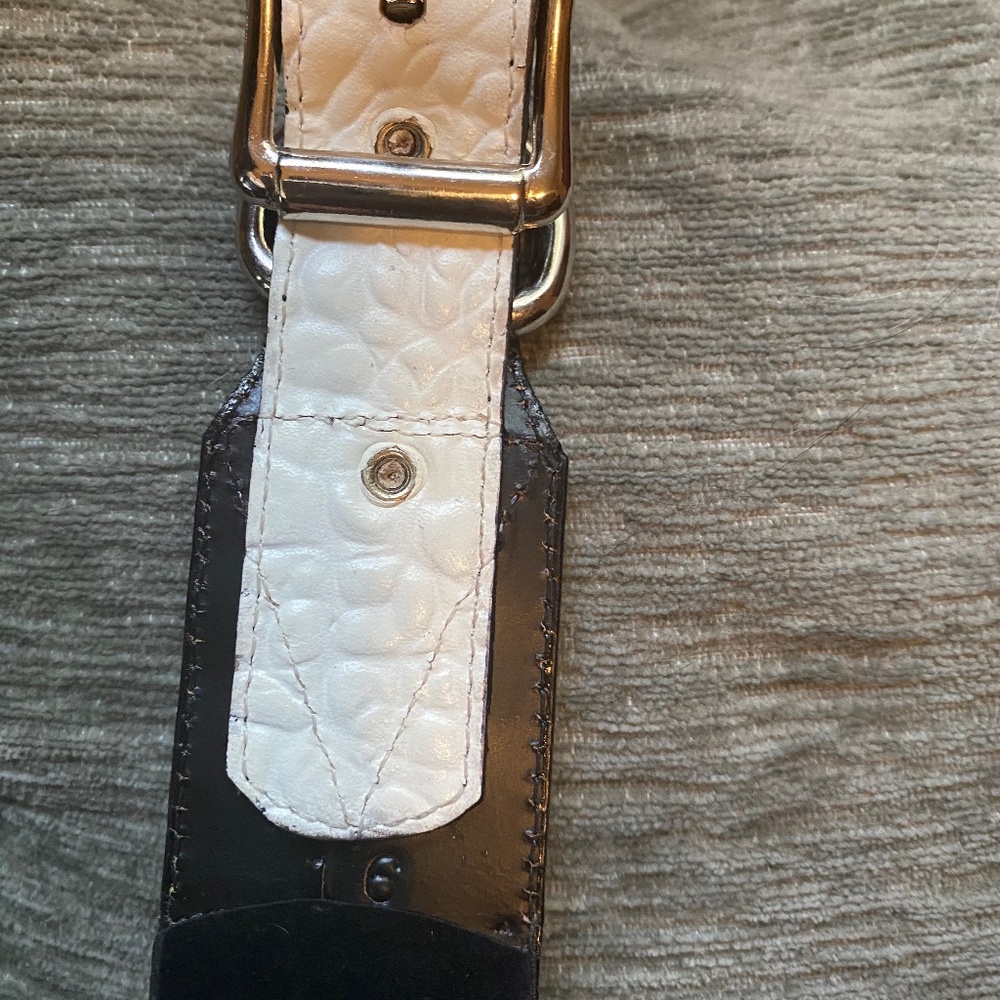 Woof Wear 16" Leather Dog Collar Swaroski Crystals - Picture 8 of 11